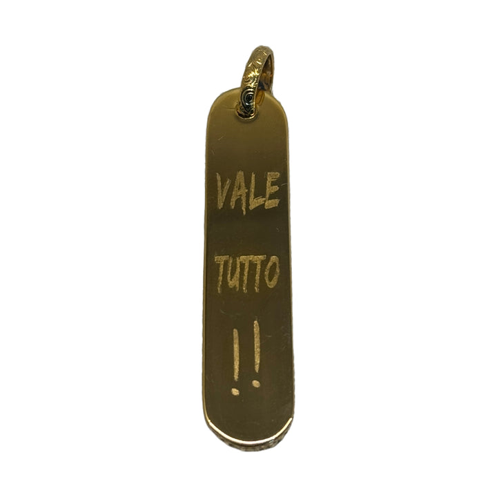 VALE TUTTO!!  Plate Pendant