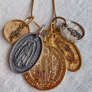 Religious Maxi Medals Necklace
