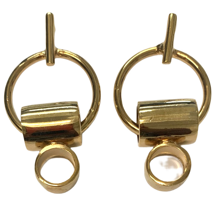 Gold Plated Forms Earrings