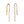 Curve Asimetric Earrings