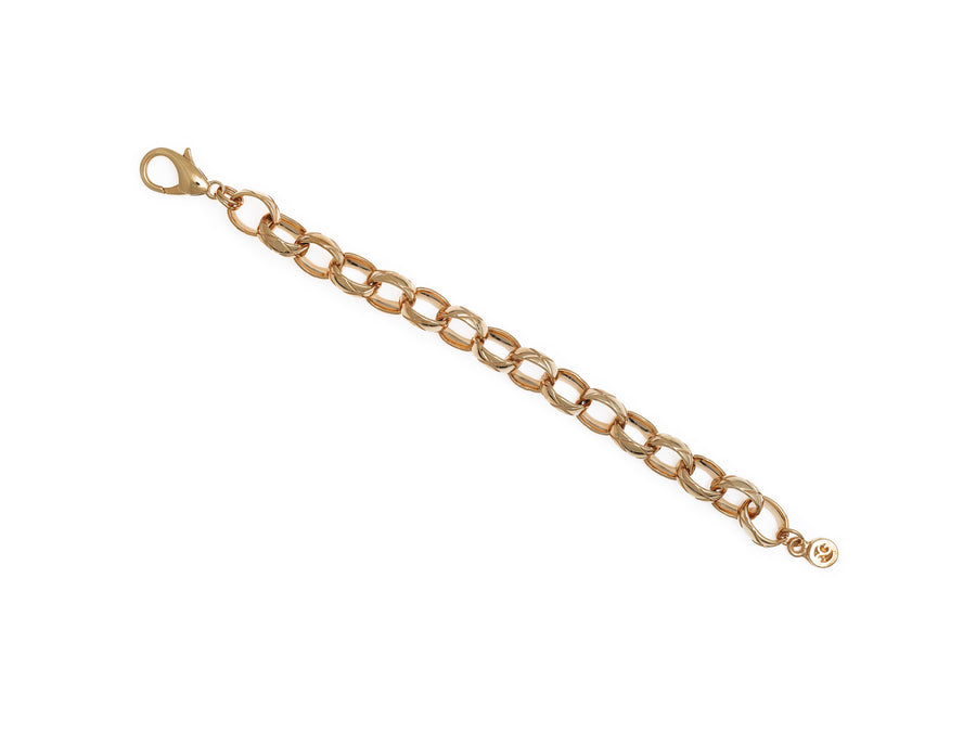 Vintage-quilted-gold-plated-bracelet