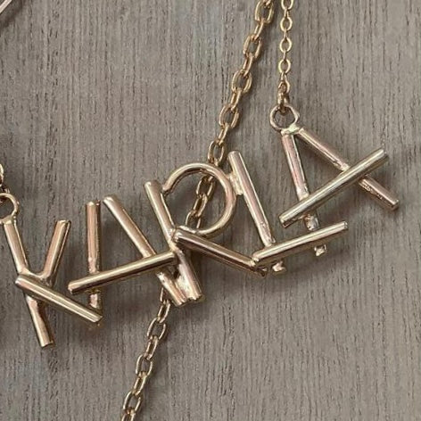 Louis Vuitton 2019 Chains Lettering Necklace - Necklaces