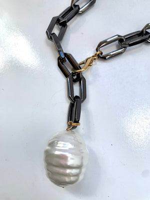 Chunky Chain Lariat Necklace » Gosia Meyer Jewelry