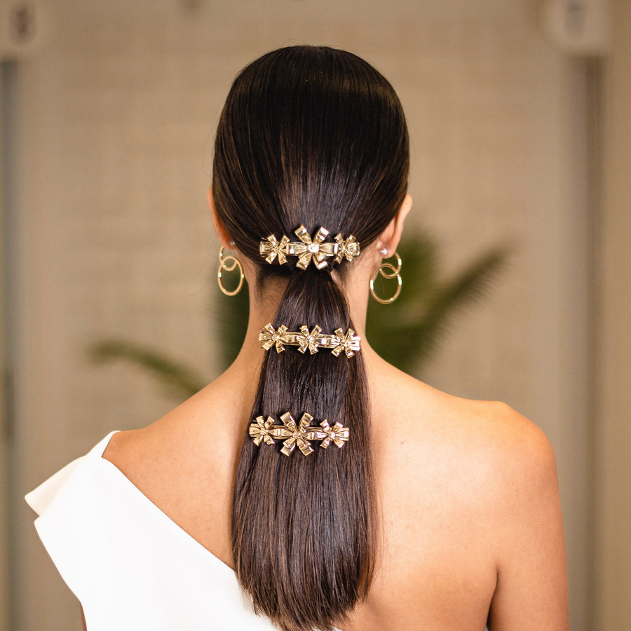 Sculptural Florals Hair Accessories