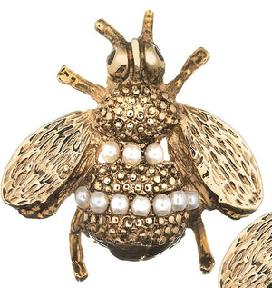 Bee Pearl Pin