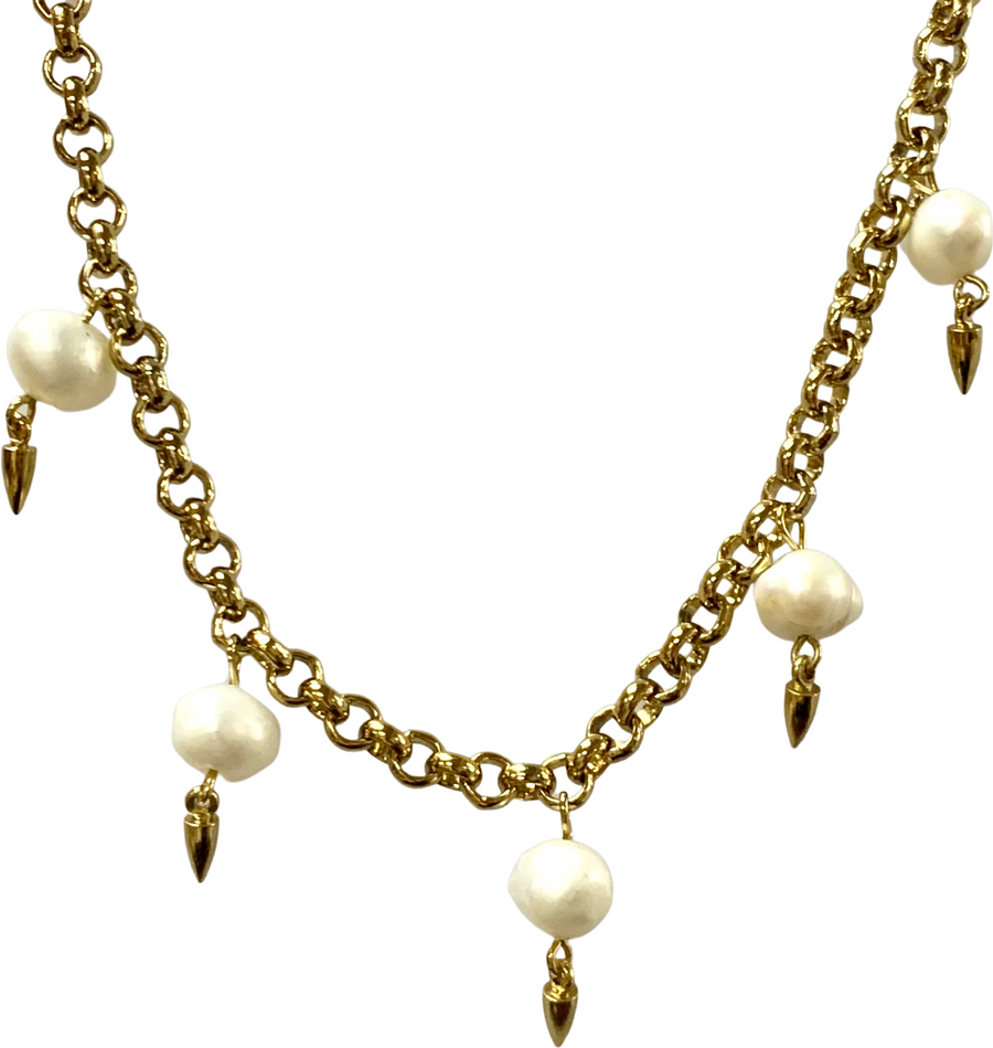 Fresh Pearls Pendants Necklace