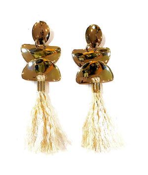 Badu Raffia Tassel Earrings