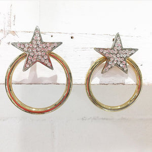 Crystal Star Earring