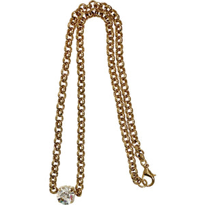 BRIGHT COLORS CRYSTAL PENDANT  NECKLACE