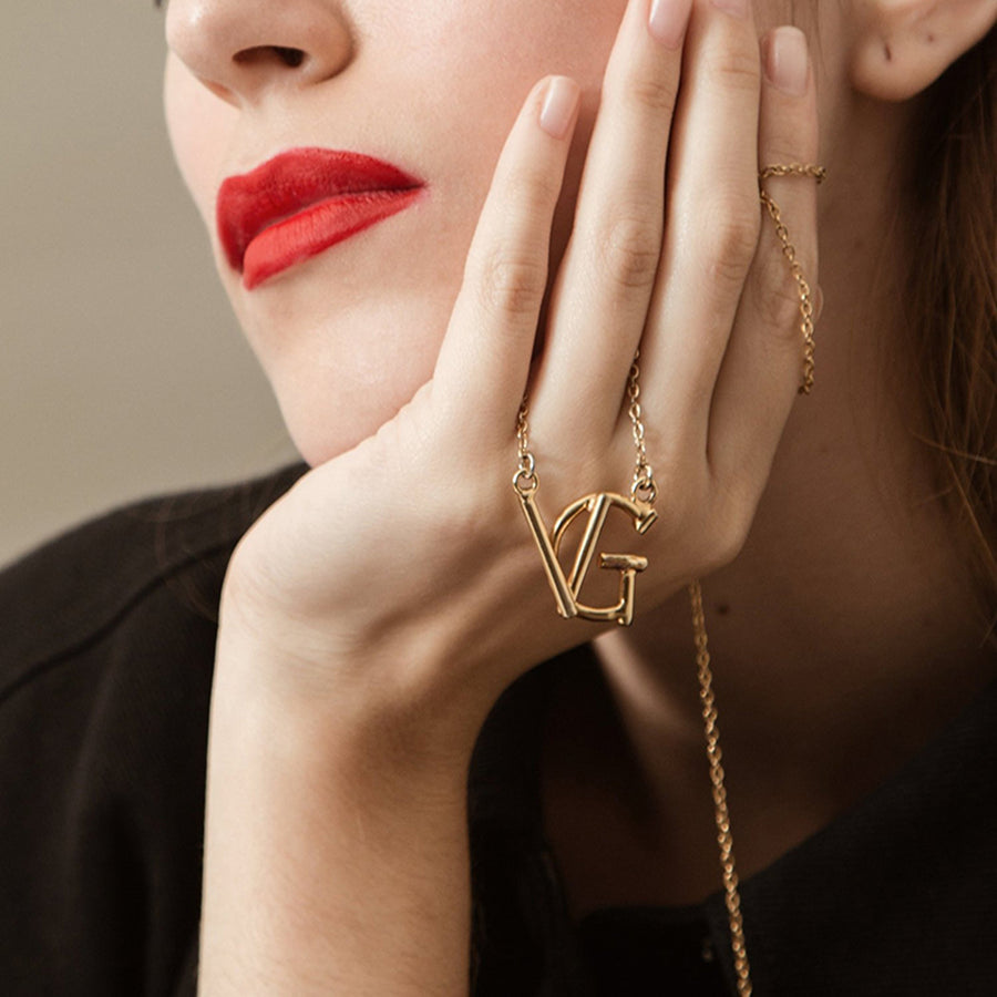 Custom Initials Necklace – Viviane Guenoun