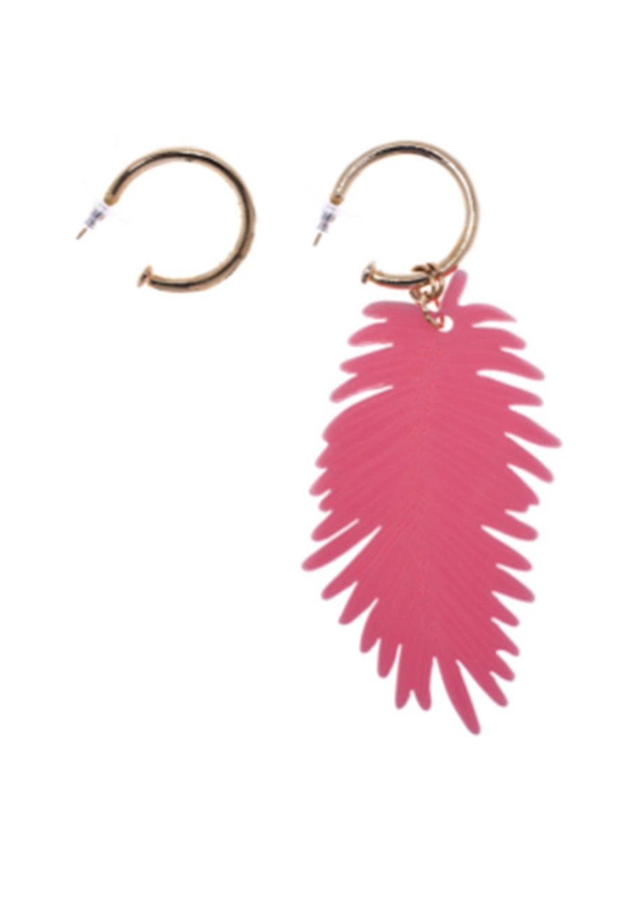 desigual-unique-leaf-acrylic-hoop-earrings