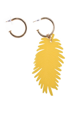 desigual-unique-leaf-acrylic-hoop-earrings